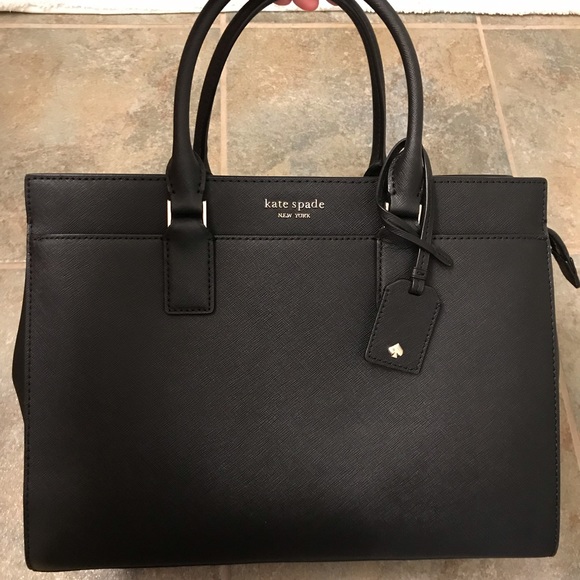 KATE SPADE LARGE SATCHEL BLACK CAMERON CROSSBODY - Picture 8 of 8
